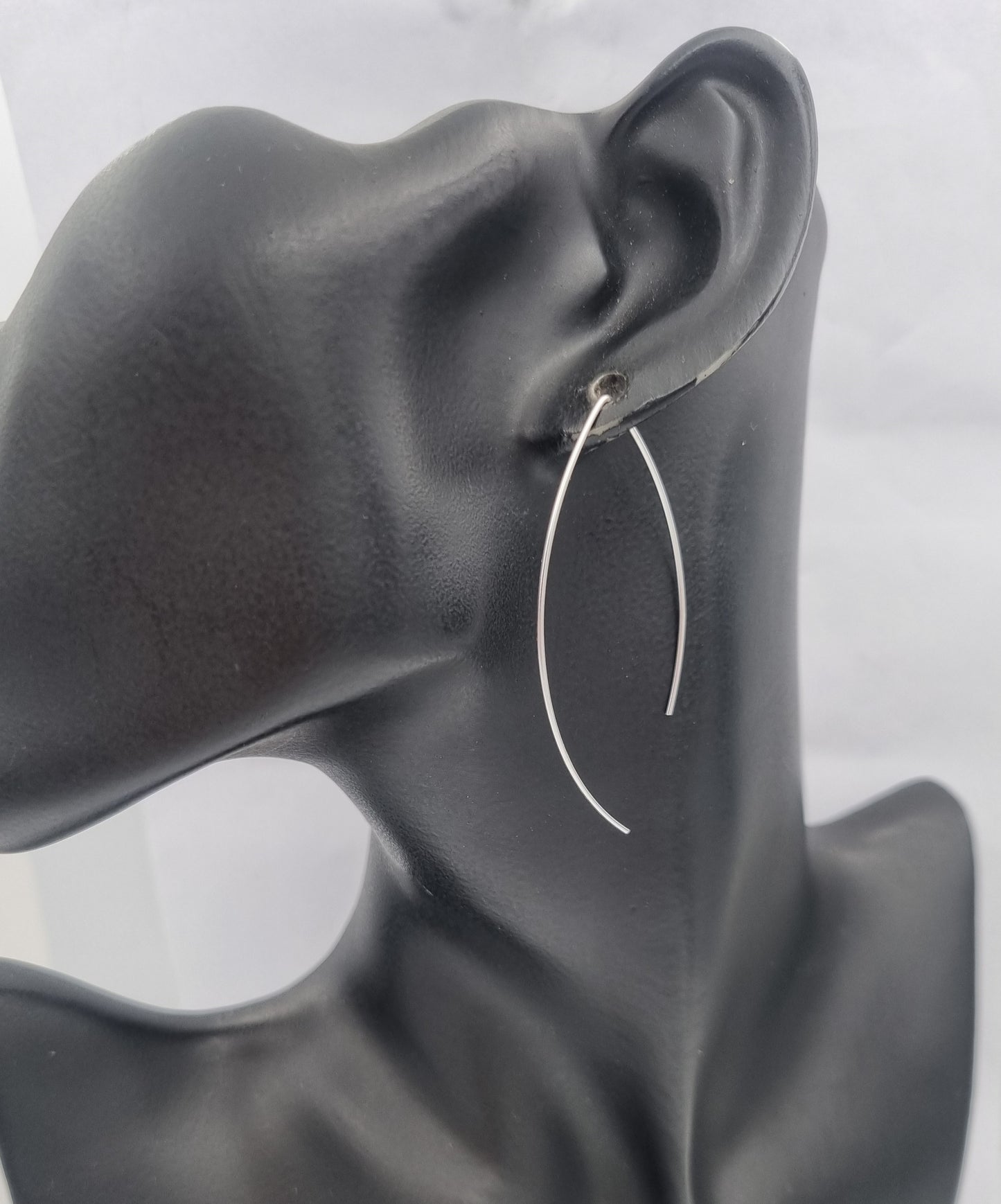 Sterling silver asymmetric slider