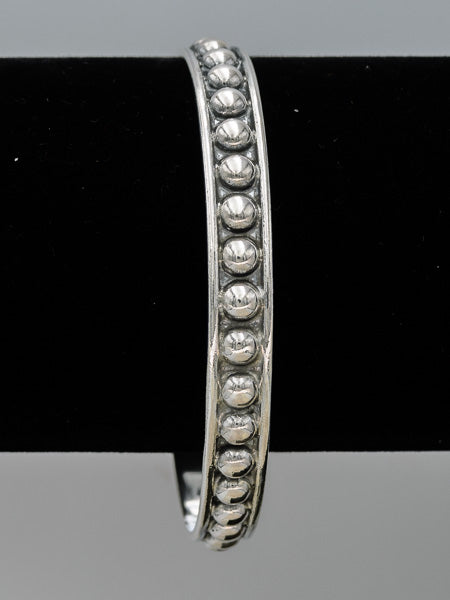 Sterling silver with half domes