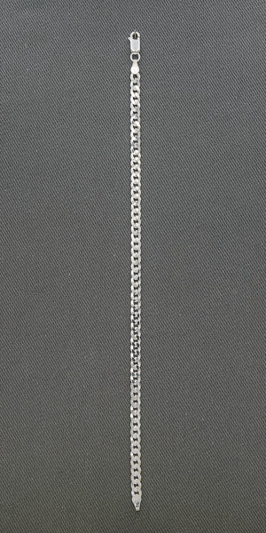 Sterling silver 120 CDBL bracelet 4 mm