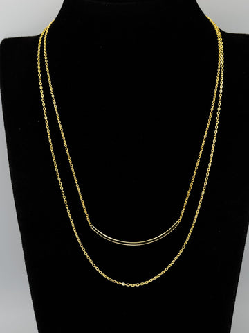 Gold plated chain bundle