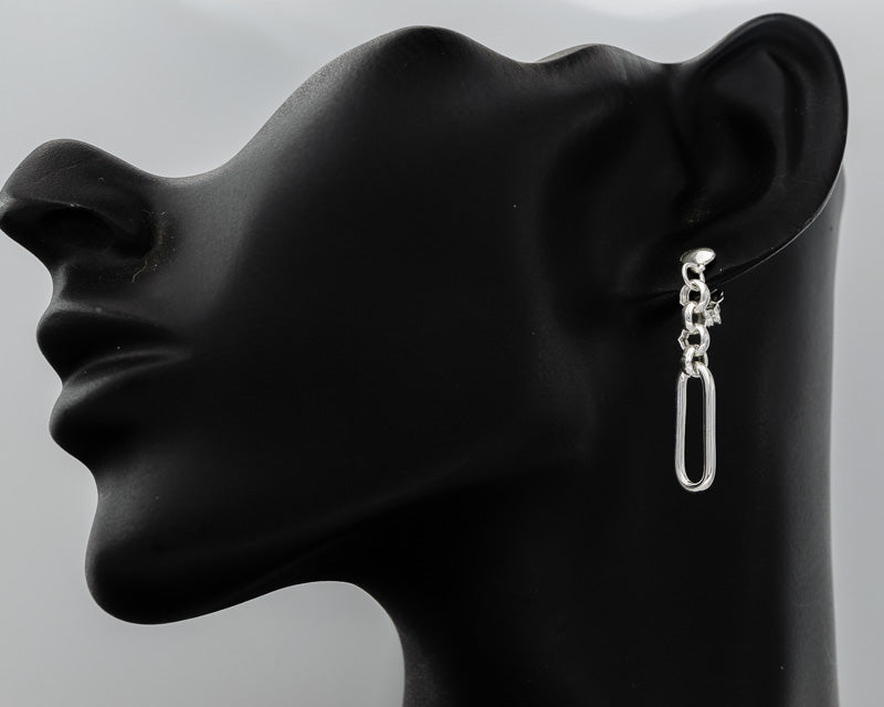 Sterling silver paperclip on a chain