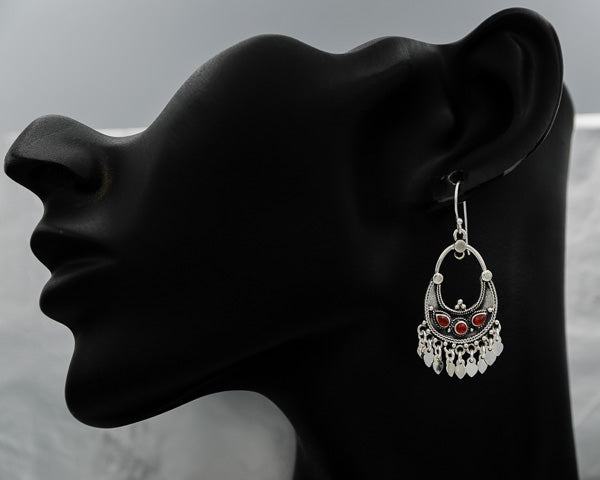 Bohemian Style Gemstone Earrings in Sterling Silver - Silvertree Jewelry #