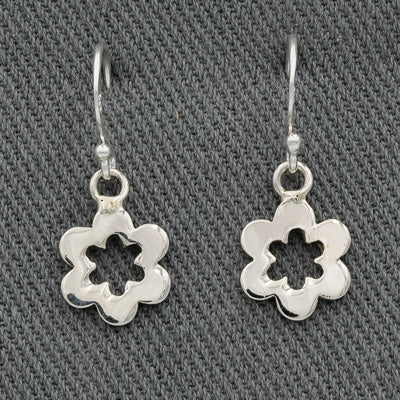 Sterling silver dangling daisies