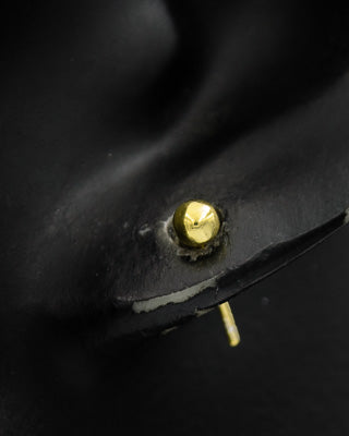 Sterling silver gold plated studs