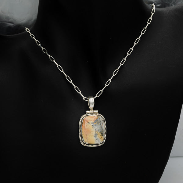 Sterling silver paperclip chain thin