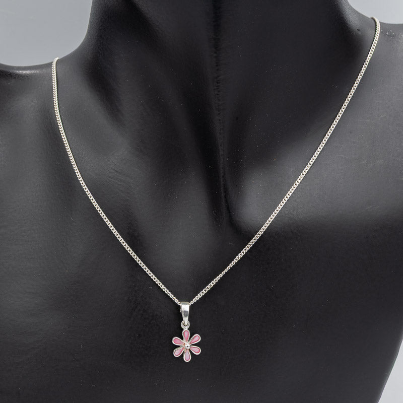 Sterling silver daisy MOP