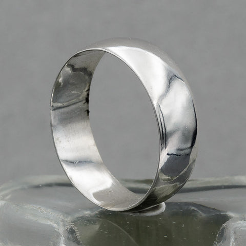 Sterling silver ring 5 mm