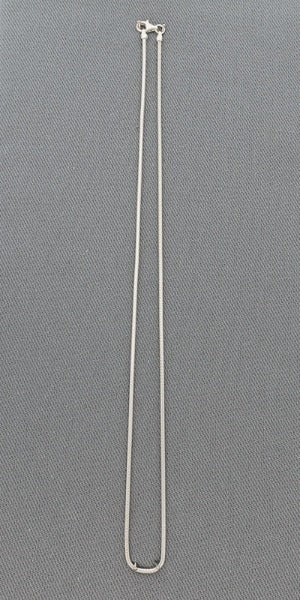 1.4mm Sterling Silver Snake Chain Necklace – Delicate Minimalist Silver Chain