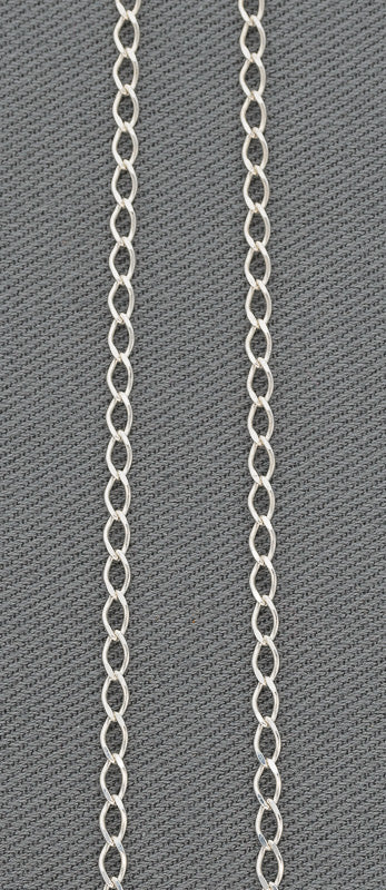 3mm Sterling Silver Curb Chain Necklace - Silvertree Jewelry #