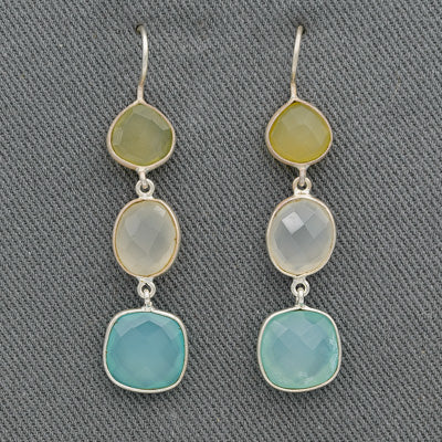 Semi precious earrings