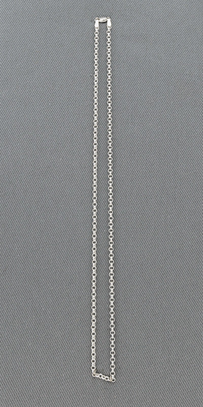 2mm Sterling Silver Singapore Chain Necklace 30cm – Twisted Short Silver Chain for Layering