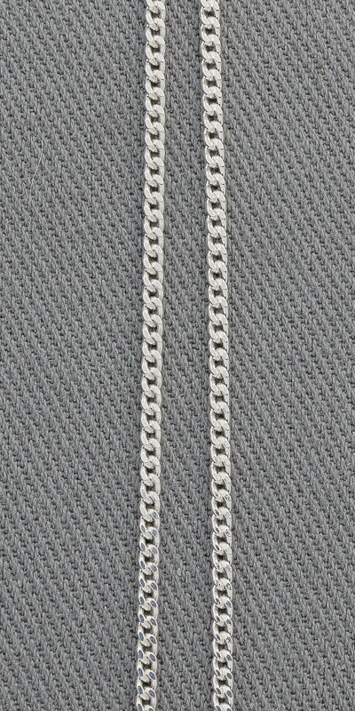 3mm Sterling Silver 80 CDBL Chain Necklace – Bold Classic Silver Chain for Statement Wear