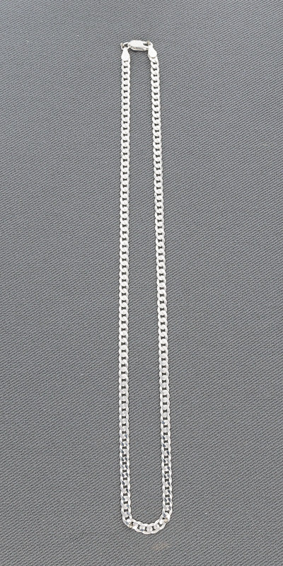 4mm Sterling Silver CDBL 100 Chain Necklace – Bold Heavy Silver Chain for Statement Looks