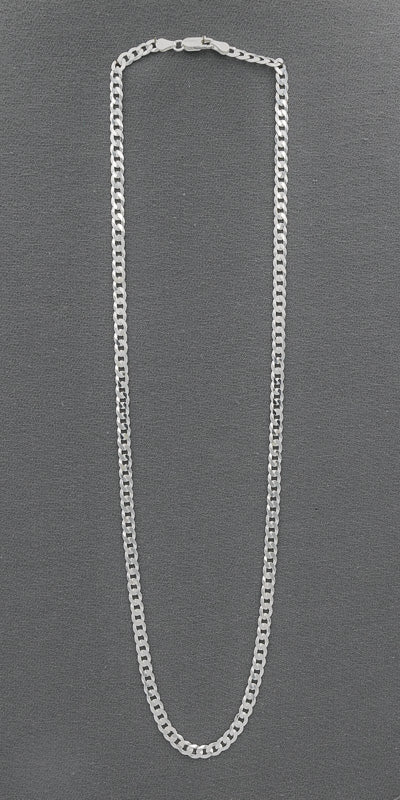 5mm Sterling Silver 120 CDBL Chain Necklace – Heavy Statement Silver Chain


