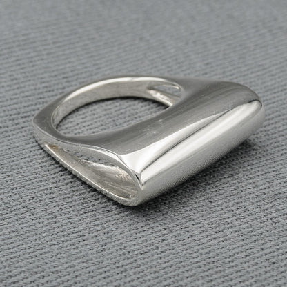 Sterling silver fold over ring