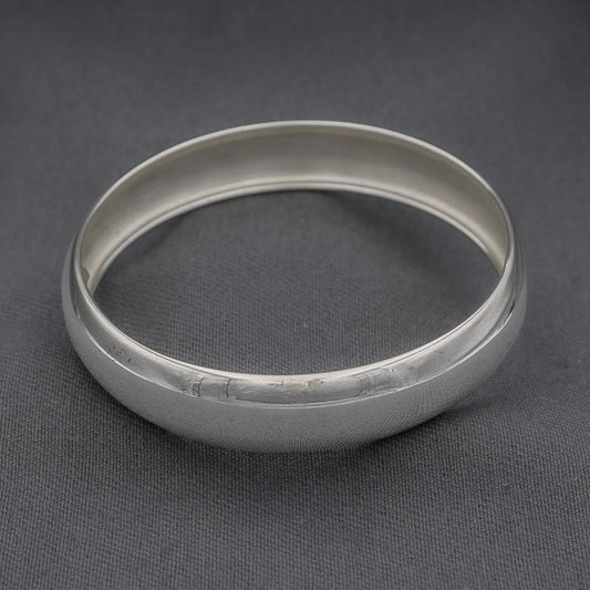 Sterling silver bangle 14 mm
