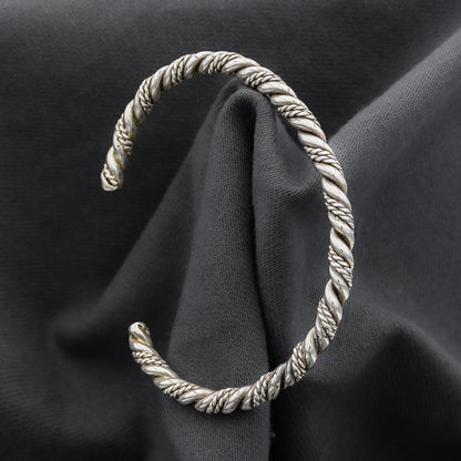 Sterling silver slave bangle 65 mm