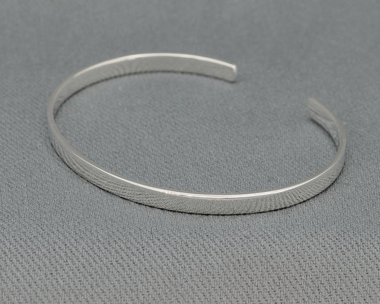 Sterling silver cuff bangle - Silvertree Jewelry #