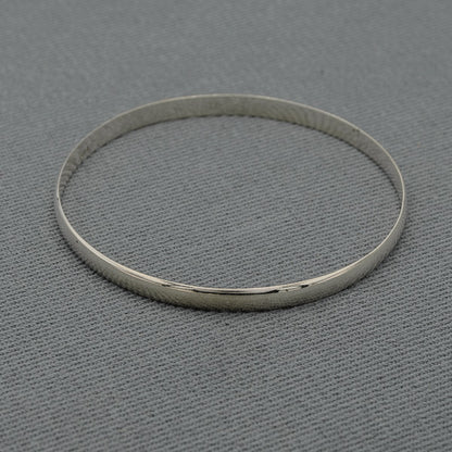 Sterling silver 4 mm bangle