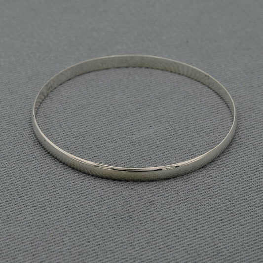 Sterling silver 4 mm bangle