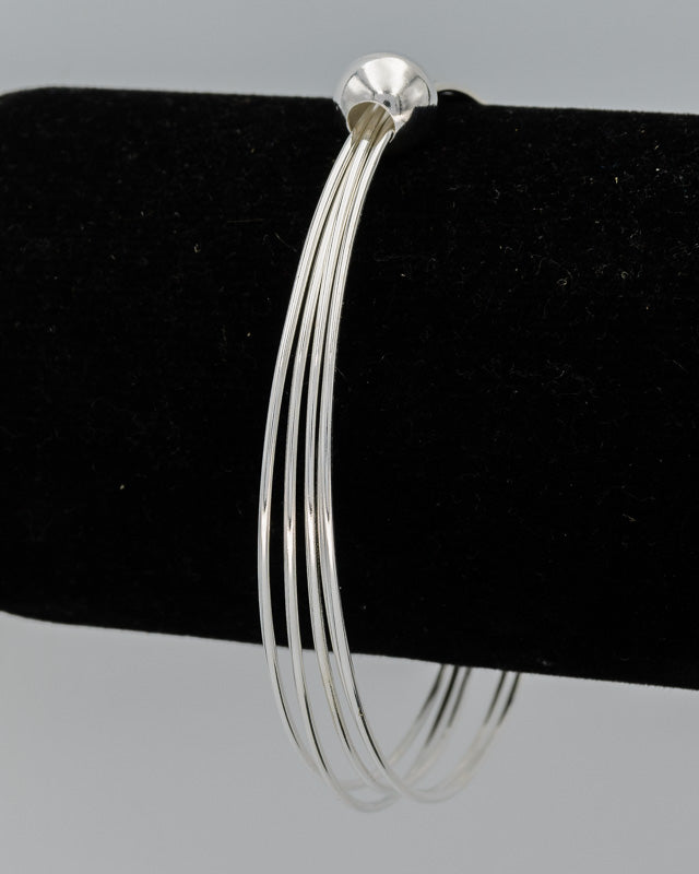 Sterling silver Bangles 58mm ,60 mm and 62mm