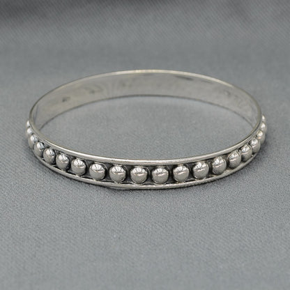 Sterling silver bobble bangle 7 mm - Silvertree Jewelry #