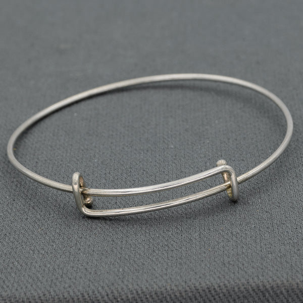 Sterling silver slider bangle