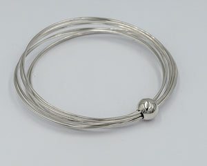 Sterling silver wires with a ball 62 mm