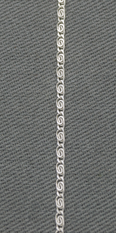 Sterling silver pattern bracelet