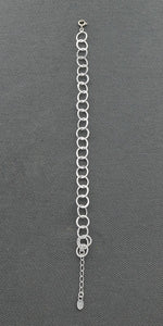 Sterling silver circle bracelet