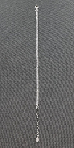 Sterling silver tennis bracelet