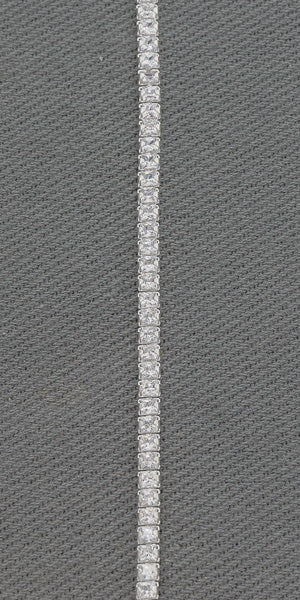 Sterling silver tennis bracelet