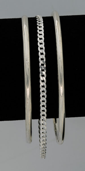 Sterling silver 80 CDBL bracelet