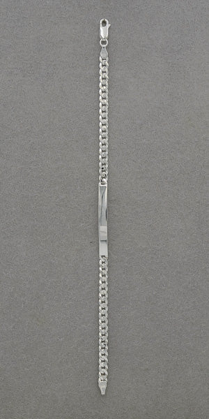 Sterling silver ID bracelet