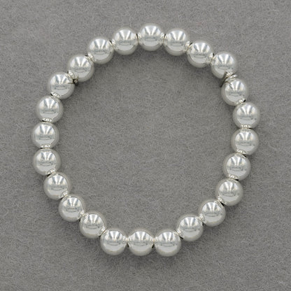 Sterling silver balls 8mm bracelet