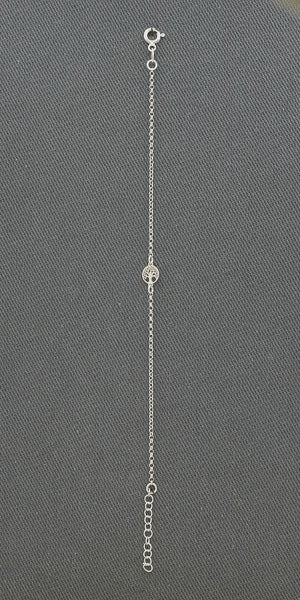 Sterling silver tree of life bracelet S