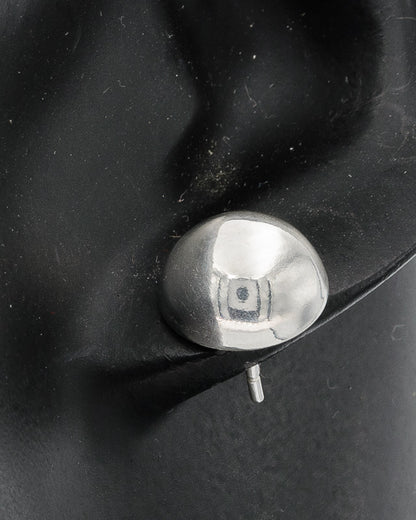 Sterling Silver Dome Stud Earrings – 16 mm - Silvertree Jewelry #