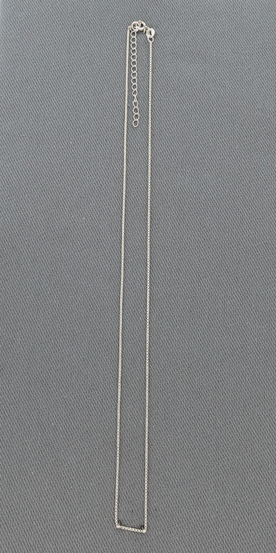 Sterling silver box chain 1.5 mm