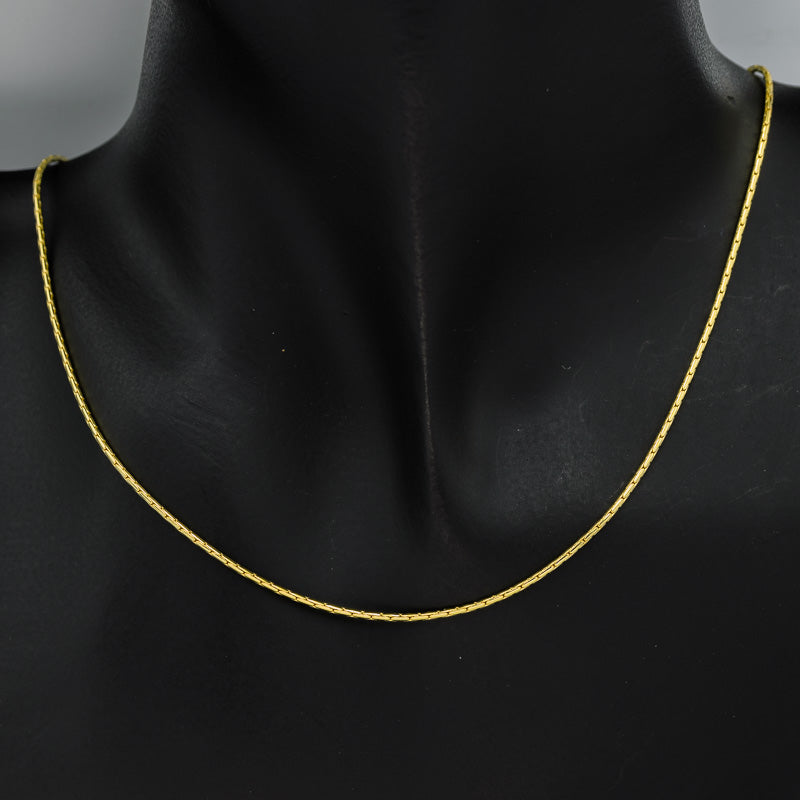 Gold plated chain