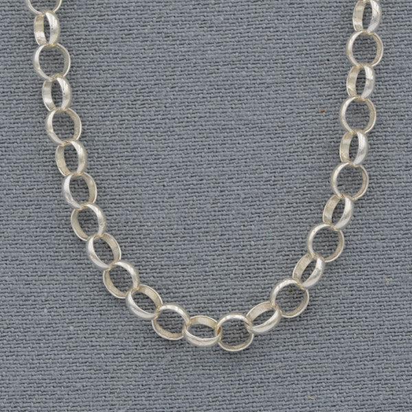 Sterling Silver Belcher Chain Necklace  45cm with Lobster Clasp - Silvertree Jewelry #