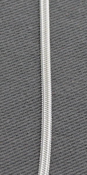 Sterling silver flat snake chain