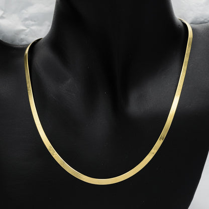 Gold plated magic chain 4 mm