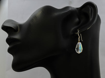 Teardrop Crystal Earrings – 1.6cm - Silvertree Jewelry #