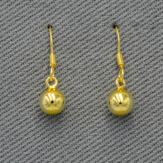 Gold plated dangling balls