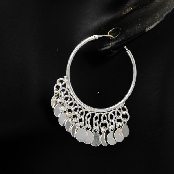 Sterling silver bohemian style earrings