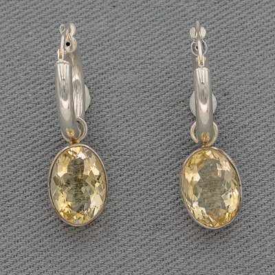 Citrine pretty woman earring