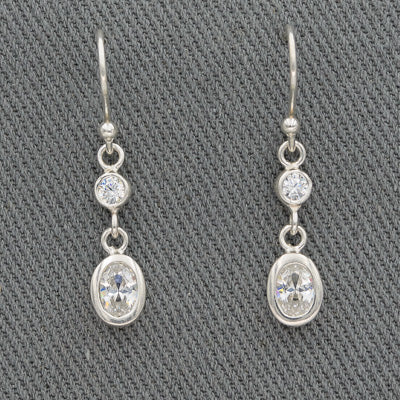 Sterling silver cubic danglings