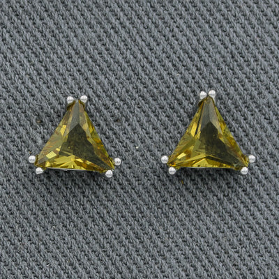 Zultanite triangle studs