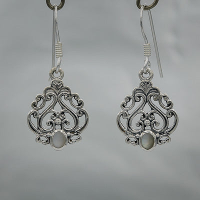 Bo ho sterling silver earrings