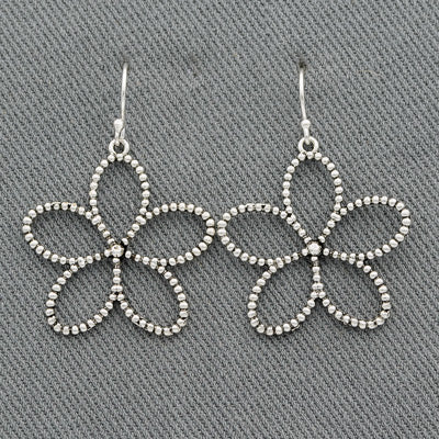 Sterling silver open wired daisy